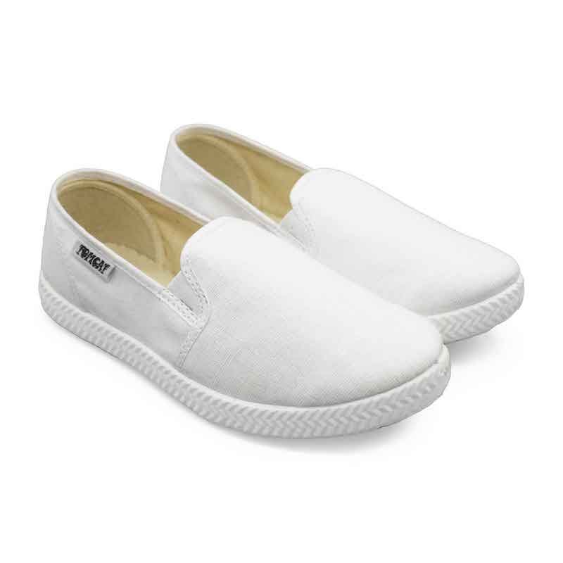 Tomcat Slip On Canvas Shoes - White - Umoja Africa